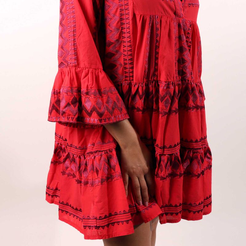Aether Concept Maroon Dress image number 6